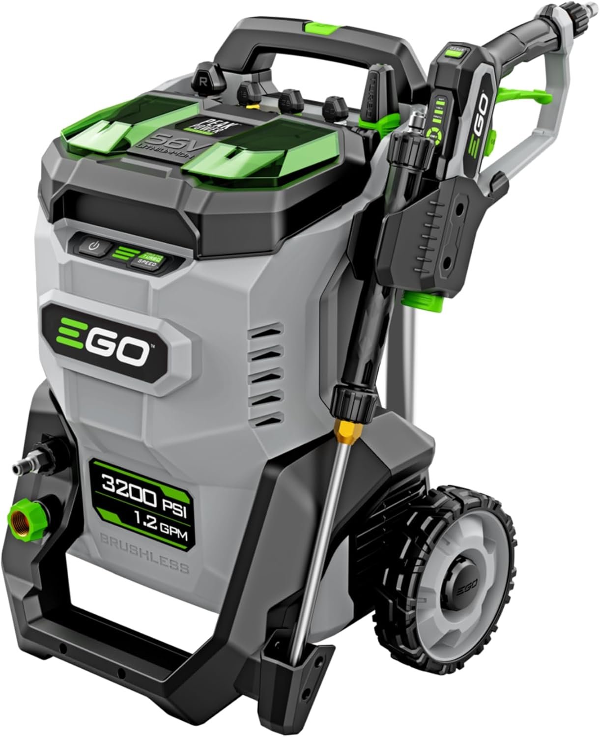 EGO Power+ Electric Pressure Washer, 3200 PSI Power Washer, Battery and Charger Not Included – HPW3200