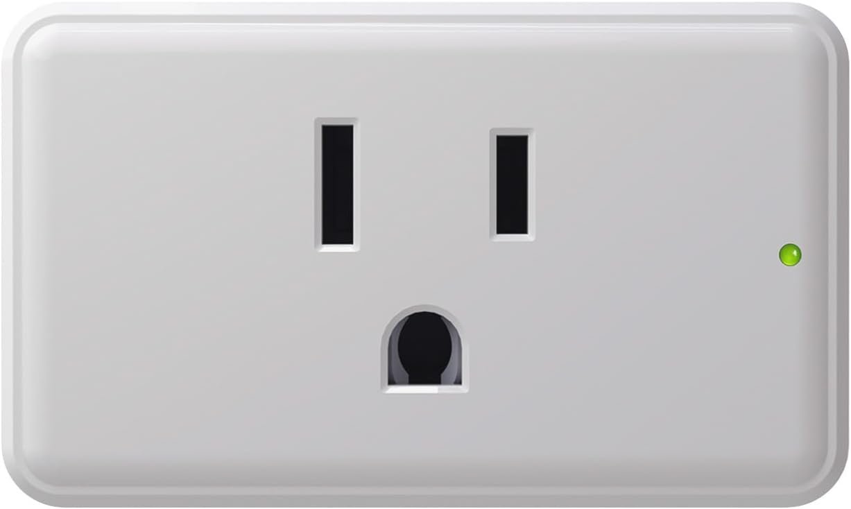 Legrand Radiant® Wi-Fi Matter Smart Plug Matter Hub Required 15A, Easy Setup, Enhanced Compatibility with Apple HomeKit, Google Home, Alexa & SmartThings, Easy Wi-Fi Connectivity w/Matter (1 Pack)