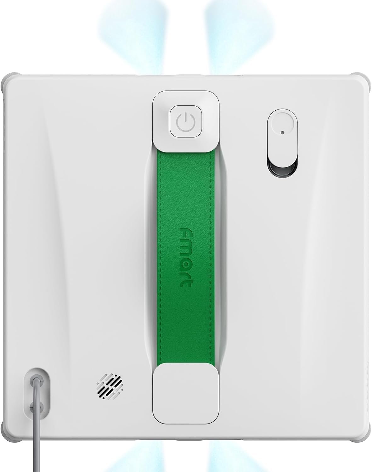 FMART W8 Mini Window Cleaning Robot, 4-Way Ultrasonic Spray, 8000Pa Suction, Ultra-Slim 2.36 in, Edge-Cleaning Route, Smart Path Planning, 9-Stage Safety, App & Remote Control