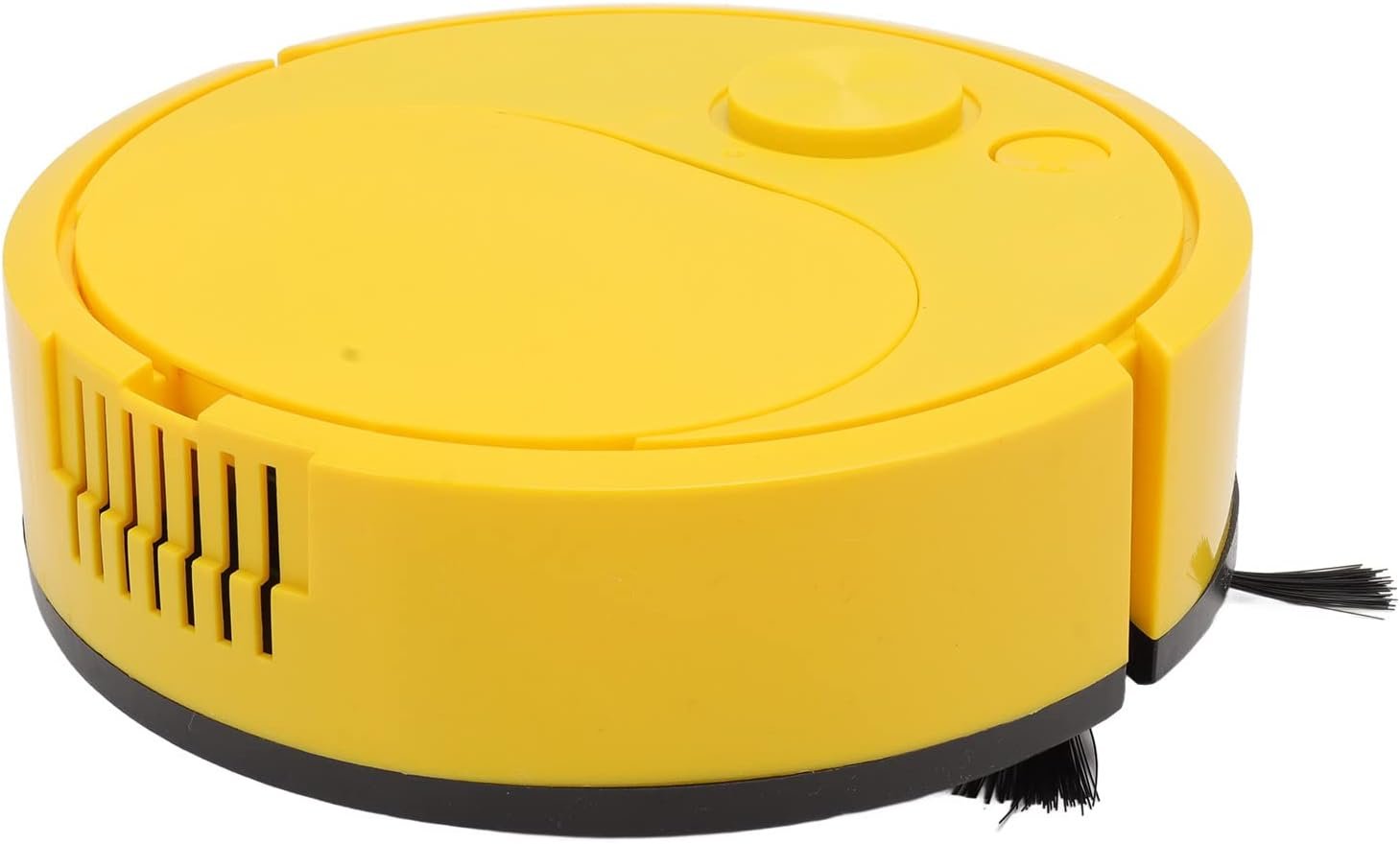 Fdit Robot Vacuum Cleaner, Mini Automatic Avoidance USB Charging Smart Sweeping Robot for Wooden Flooring for Carpet (Yellow)