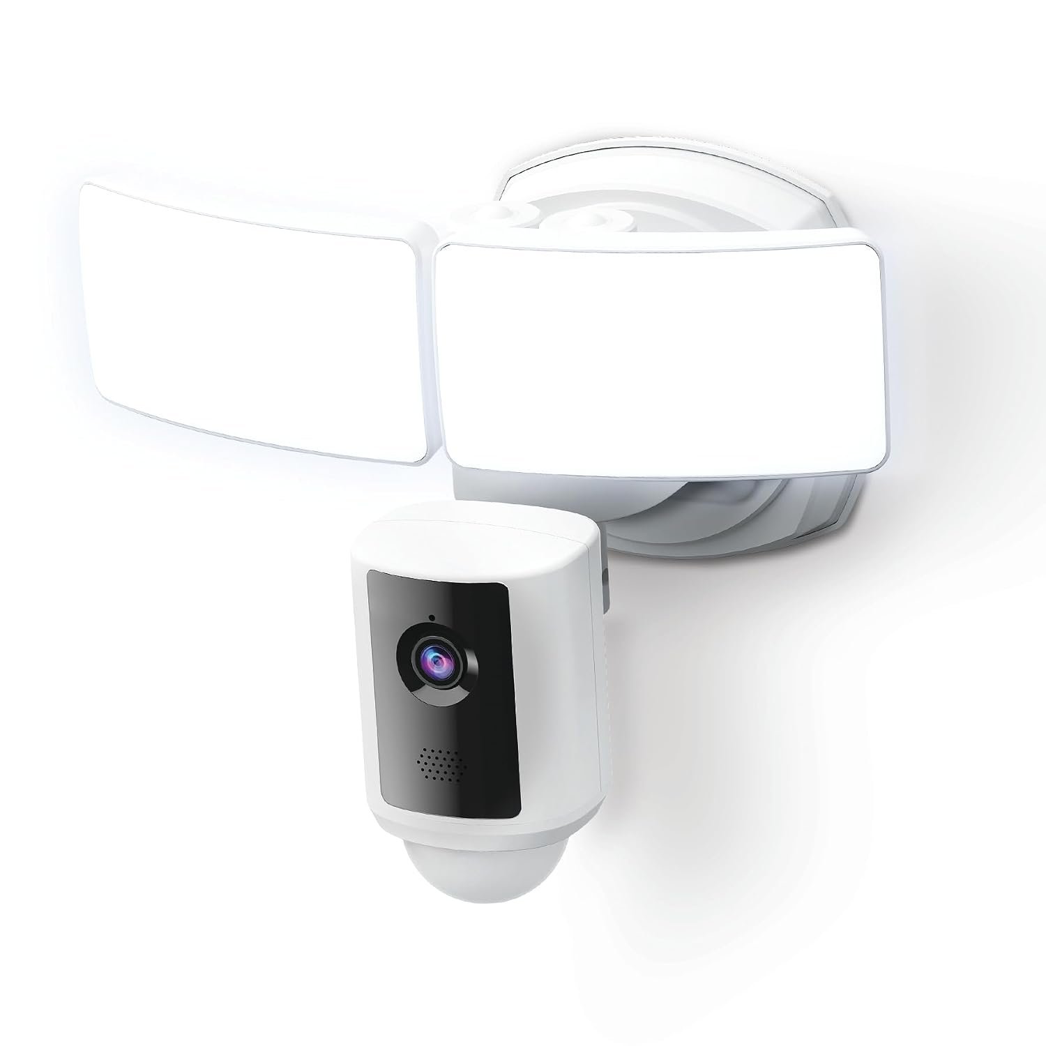 Feit Electric WiFi Floodlight Security Camera, 5000 Lumens, 1080p HD | 2.4Ghz Wi-Fi, Works with Alexa & Google Home, App Control, Motion Alerts, Night Vision, Two-Way Audio, Hardwired, Outdoor