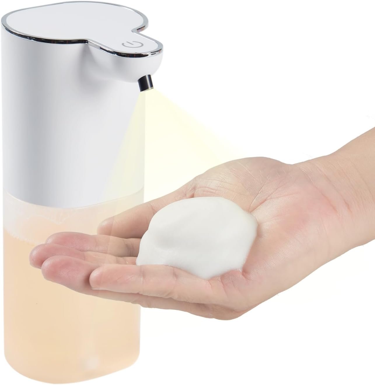 V9 Automatic Foaming Soap Dispenser – Touchless, 4-Level Adjustable Foam, 1200mAh Large Capacity Rechargeable Battery, Design for Bathroom, Kitchen