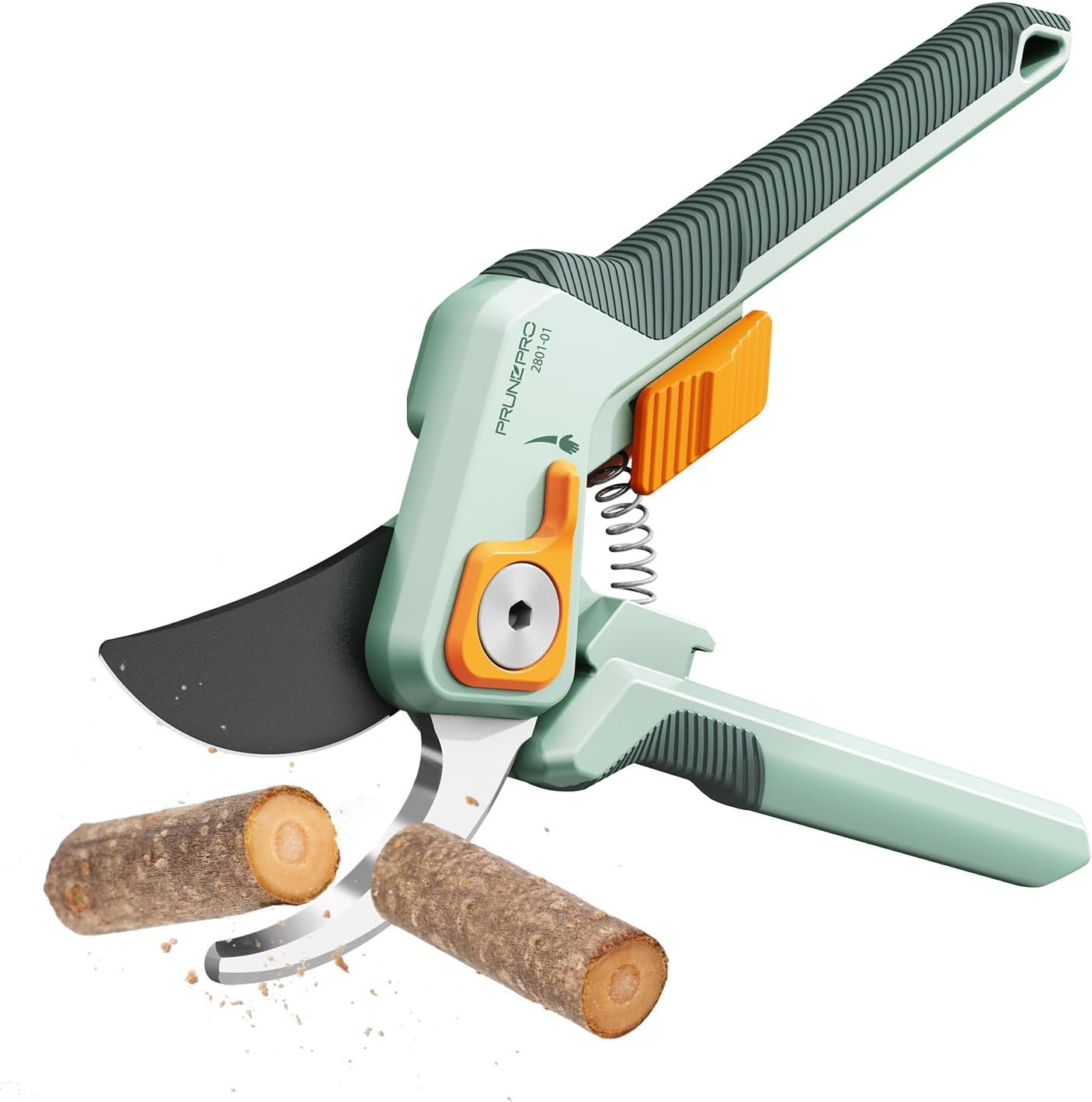 PrunePro Pruning Shears for Gardening – 8″ Professional Bypass Hand Pruner Up to 1 Inch Cut Capacity Sharp Stainless Steel Blade Garden Scissors Plant Flower Garden Clipper 1 Pack