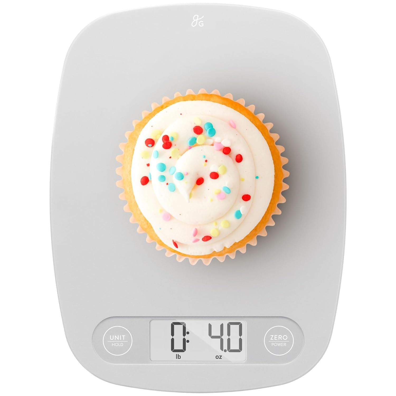 Greater Goods Food Scale – Digital Kitchen Scale, 1g Precision, Easy-Tare & Quick Conversion, Slim Compact Design, Durable & Portable | Ideal for Cooking, Baking & Meal Prep (Ash Gray)