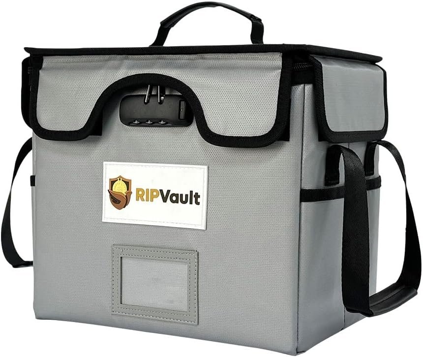 End of Life Organization System – Fireproof Storage Box for Important Documents – Estate Planning Tool with Pre-labeled File Organizer Folders | All-in-one Solution – Rated Up to 1200°F