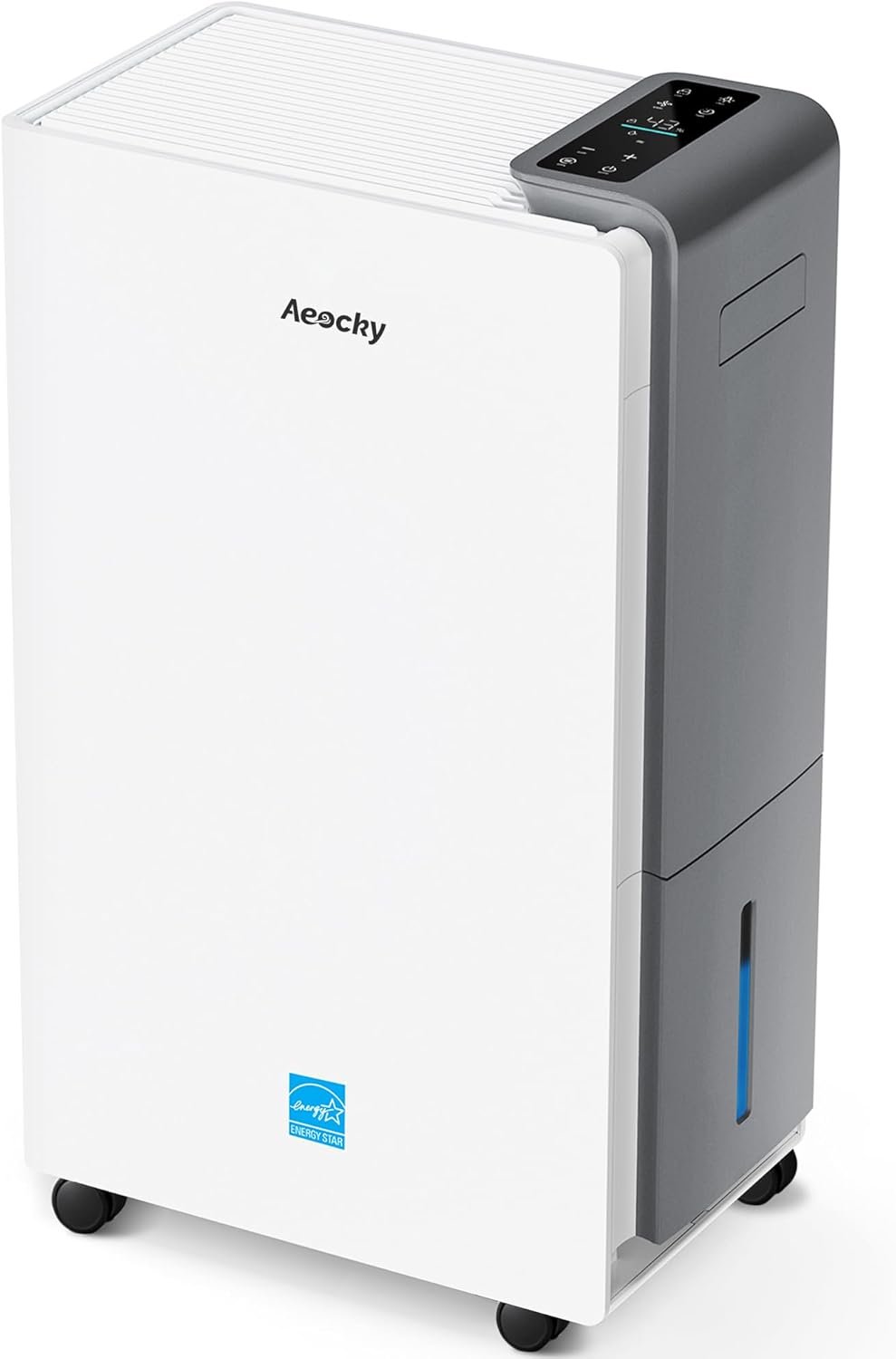 AEOCKY 4500 Sq.Ft Energy Star Most Efficient 2025 Dehumidifier, Max 80 Pint/Day Smart Compressor Dehumidifier with Drain Hose, Intelligent Humidistat,for Basement,Bedroom,Home,Bathroom