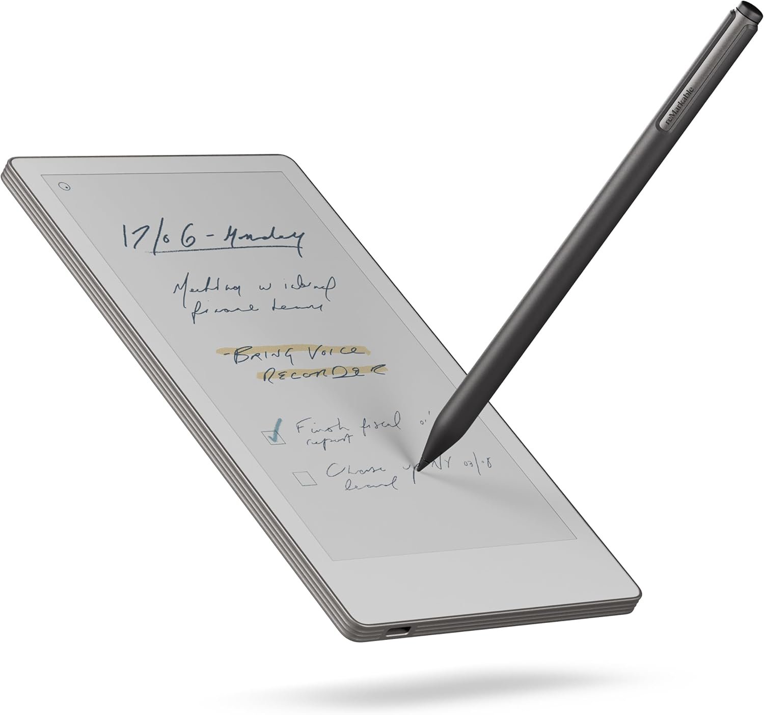 reMarkable Paper Pro Move | Ultraportable Color 7.3″ Paper Tablet with Marker Plus | The Digital Pocket Notebook for Productivity on the Go