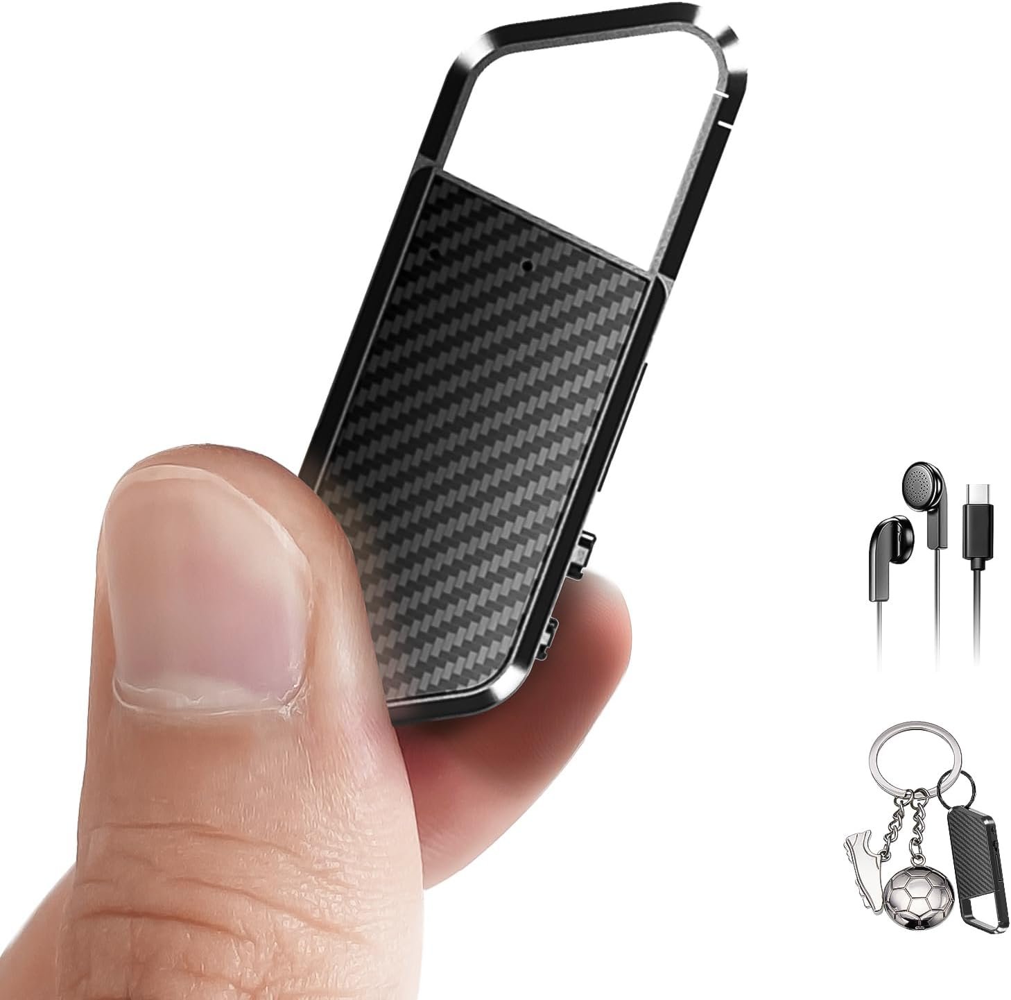 76GB Voice Activated Recorder – 10860H Recording Device with Noise Reduction DSP 6.0 Portable Audio Recorder for Lecture & Meeting – Digital Vioce Recorder with Playback
