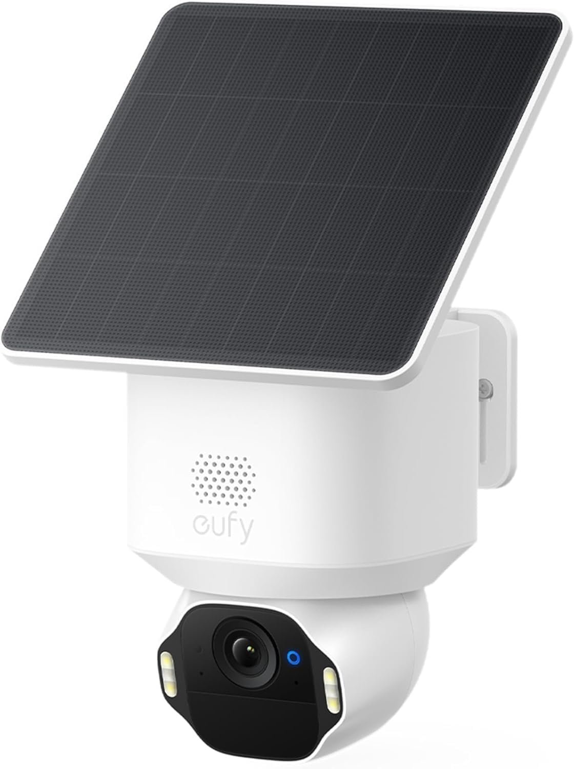 eufy Security SoloCam E42, 4K Security Camera Wireless Outdoor, Solar Powered, AI Motion Tracking, Strobe Light, Pan & Tilt, Facial Recognition, Up to 16 TB, Smart Home Compatible