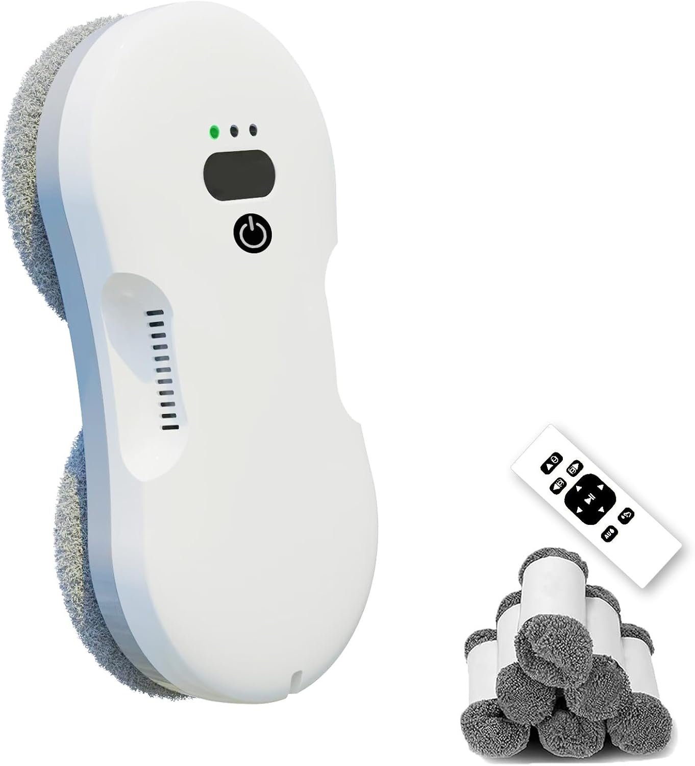 Window Cleaning Robot – Ultra Slim Window Cleaner Robot Equipped with Dual Water Sprays & Smart Edge Detection – Clean Vacuum for Interior/Exterior Floor to Ceiling Windows
