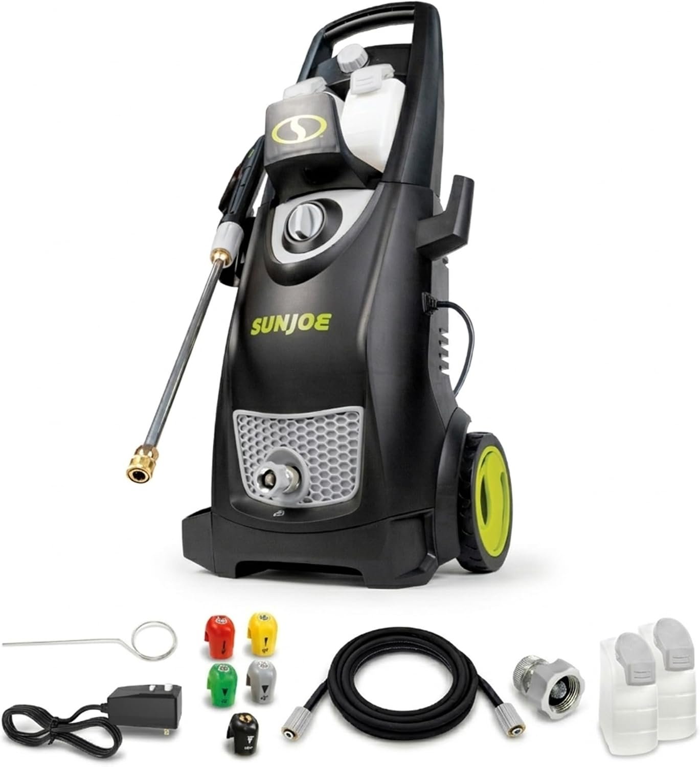 Sun Joe Pressure Washer, Electric Power Washer, Heavy-Duty Portable Cleaning & Washing Machine System with Patios & Sidewalks, SPX3000