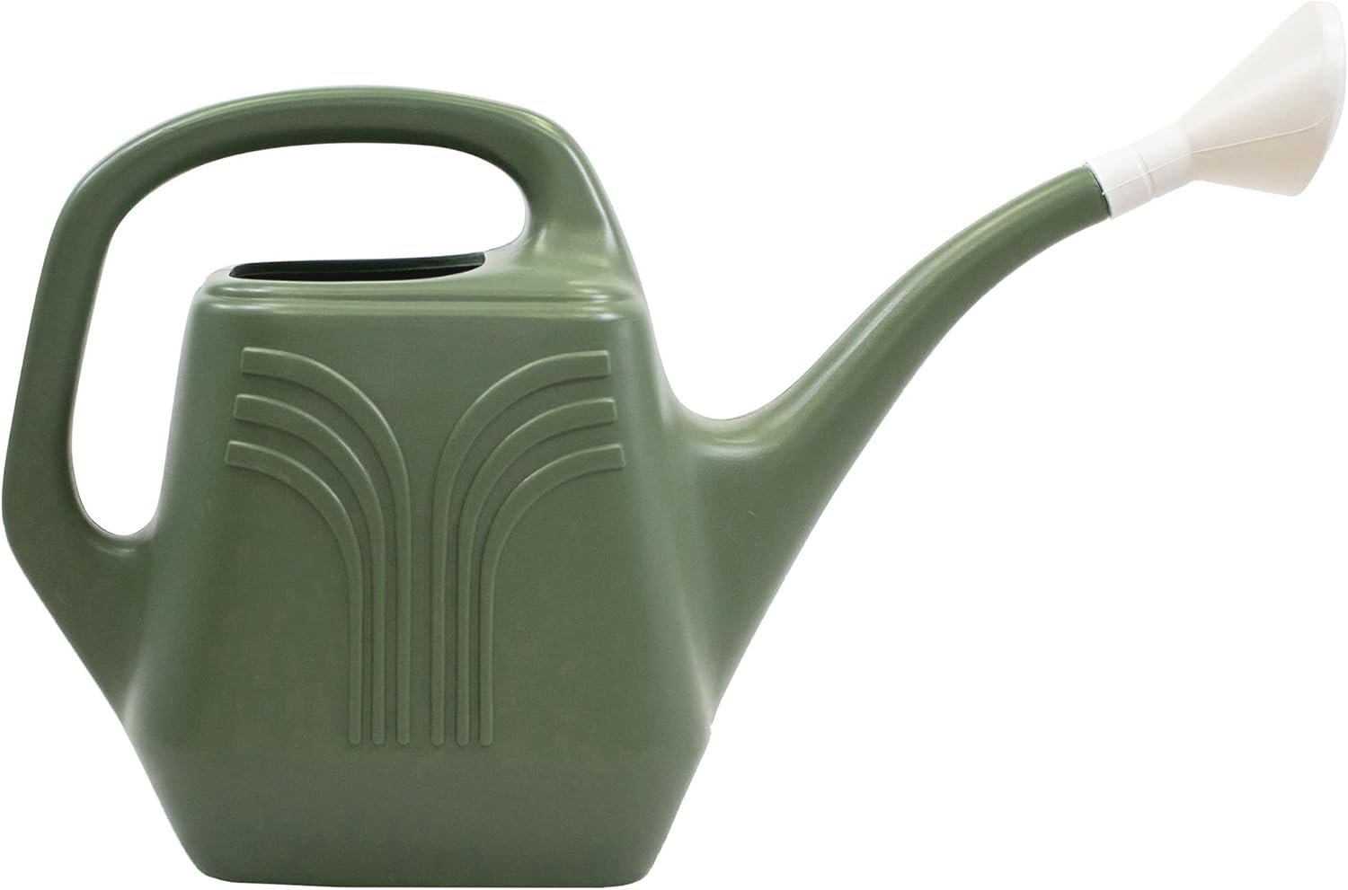 Bloem Promo Watering Can: 2 Gallon Capacity – Living Green – Durable Resin, Removable Nozzle Spout, Two Handles, Wide Mouth, for Indoor and Outdoor Use, Gardening