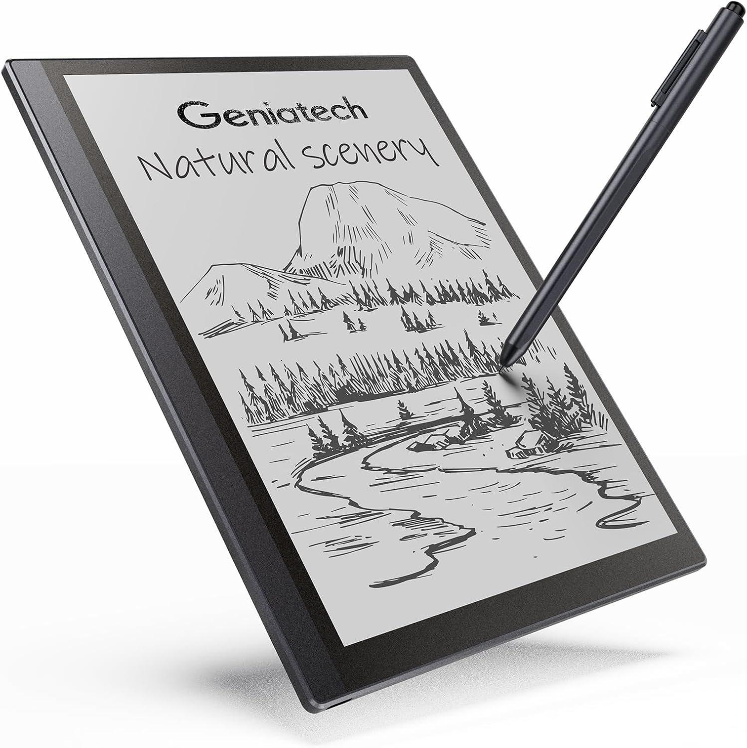 Geniatech Kloudnote Slim 10.3″ Digital Notebook, E Ink Tablet and ePaper Notepad for ebook Reading and Writing, 227ppi ereader Device in 2025, 5.3mm Ultra-Thin (Grey)