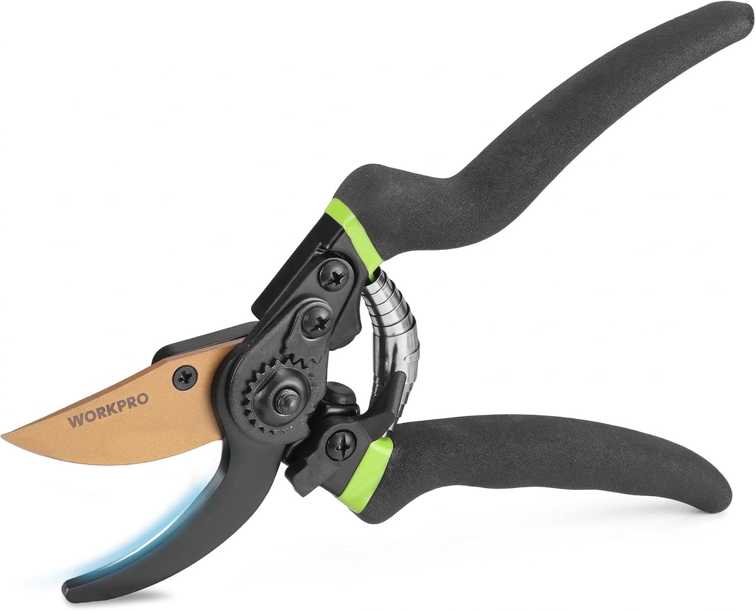 WORKPRO 8.5″ Bypass Pruning Shears, Die-cast Aluminum Handle, Garden Shears with Sharp SK5 Blade, Garden Clippers, Hand Pruner for Branches, Flowers, Fruits, Plants, Effortlessly Prunes 3/4″ Branches