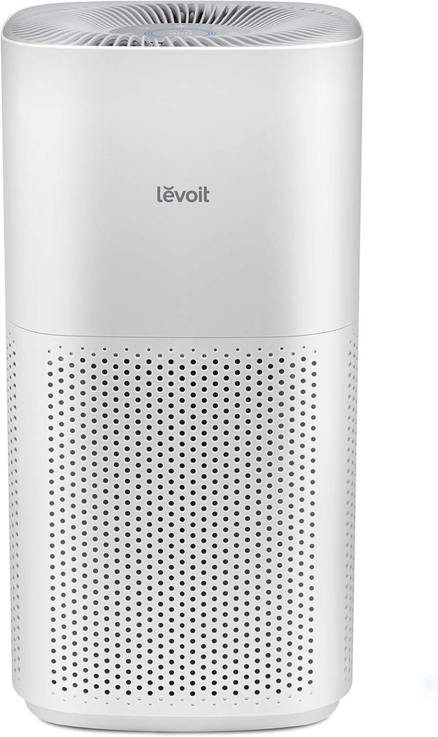 Levoit Air Purifiers for Home Large Room Up to 2933 Ft² With HEPA Sleep Mode, AHAM VERIFIDE, Smart WIFI, PM2.5 Monitor, 3-in-1 Filter For Smoke, Pet Allergies, Dust, Alexa Control, Core 600S-P, White