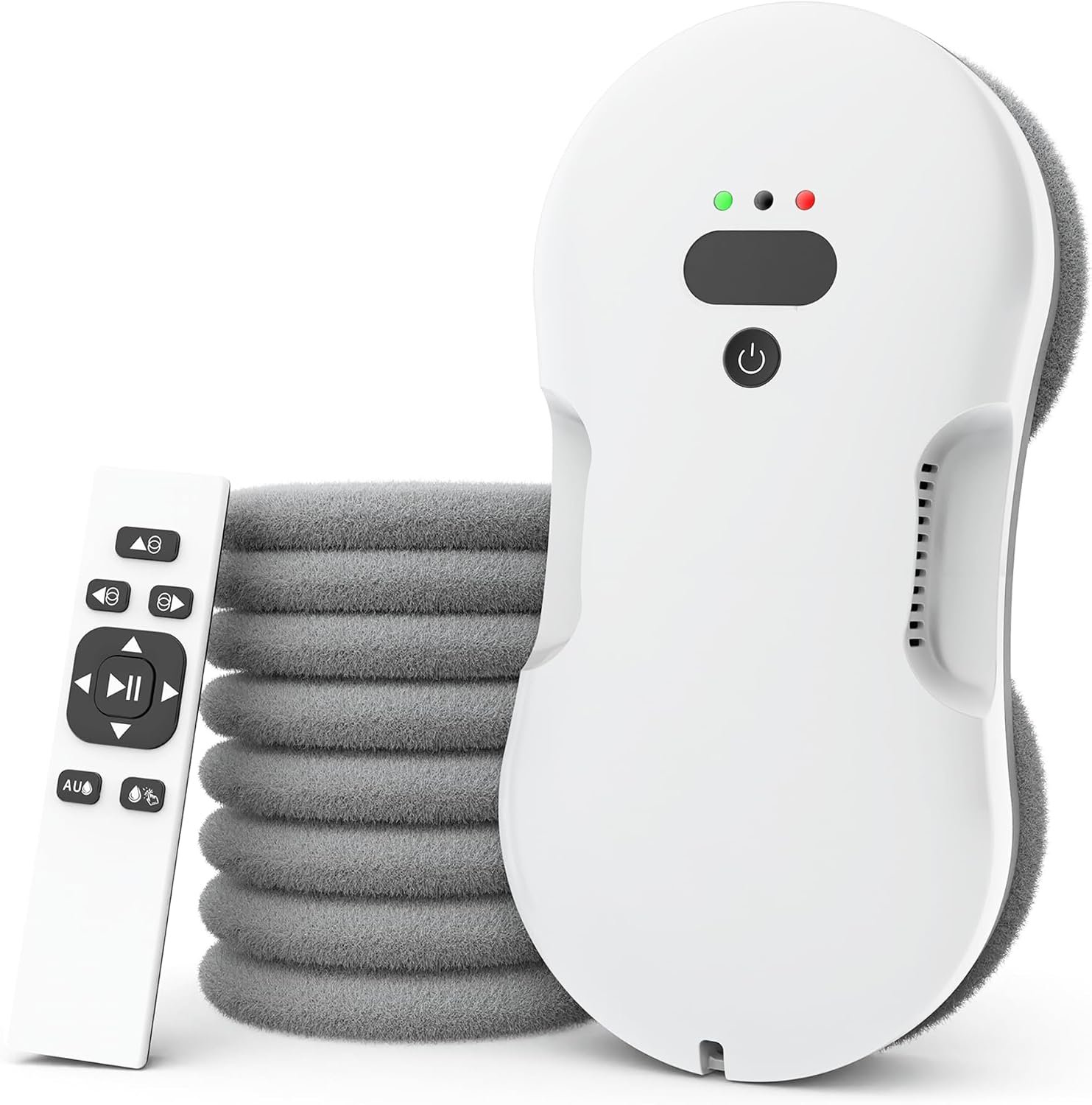 Window Cleaning Robot, Automatic Window Cleaner Robot with Dual Spray, Edge Detection, Intelligent Path Planning, 3000pa Strong Suction, Anti-Drop Protection for Glass