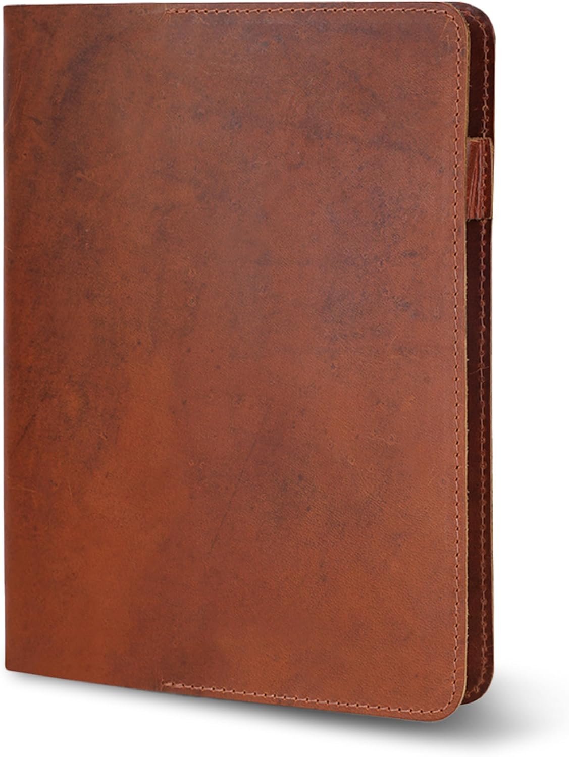 Tan B5 Journal Cover for Field Notes – 7.5×10 XL Leather Notebook Cover Planner Cover, Refillable Leather Journal Cover, Composition Notebook Cover & Diary Cover for Travel