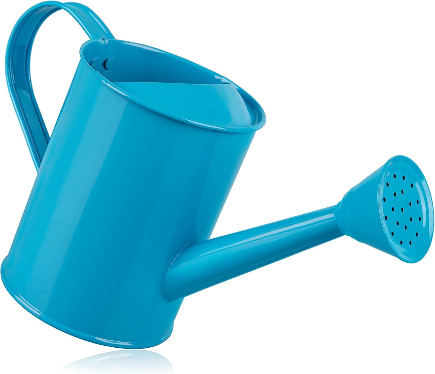 Watering Can for Kids – Play Time or Practical Use – Childs Metal Watering Can – Small Water Can for Boys and Girls, Perfect for Easter Gift -32 oz (Blue)