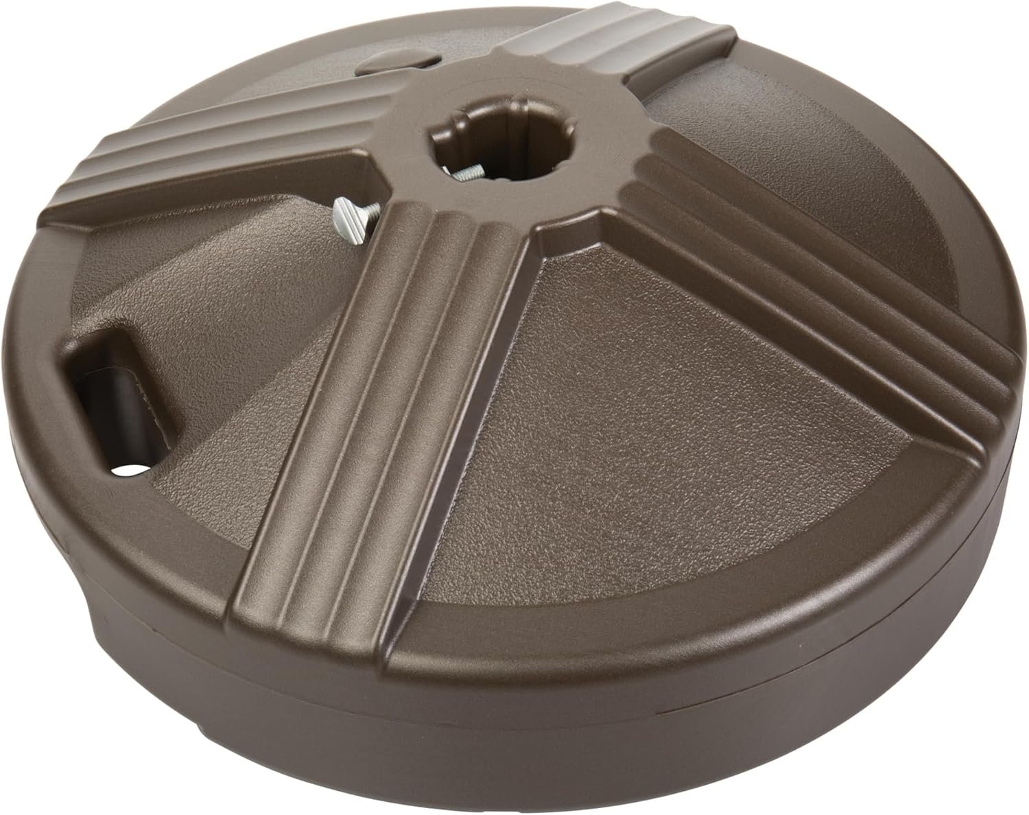 US Weight Durable 50 Pound Fillable Umbrella Base Designed to be Used with a Patio Table