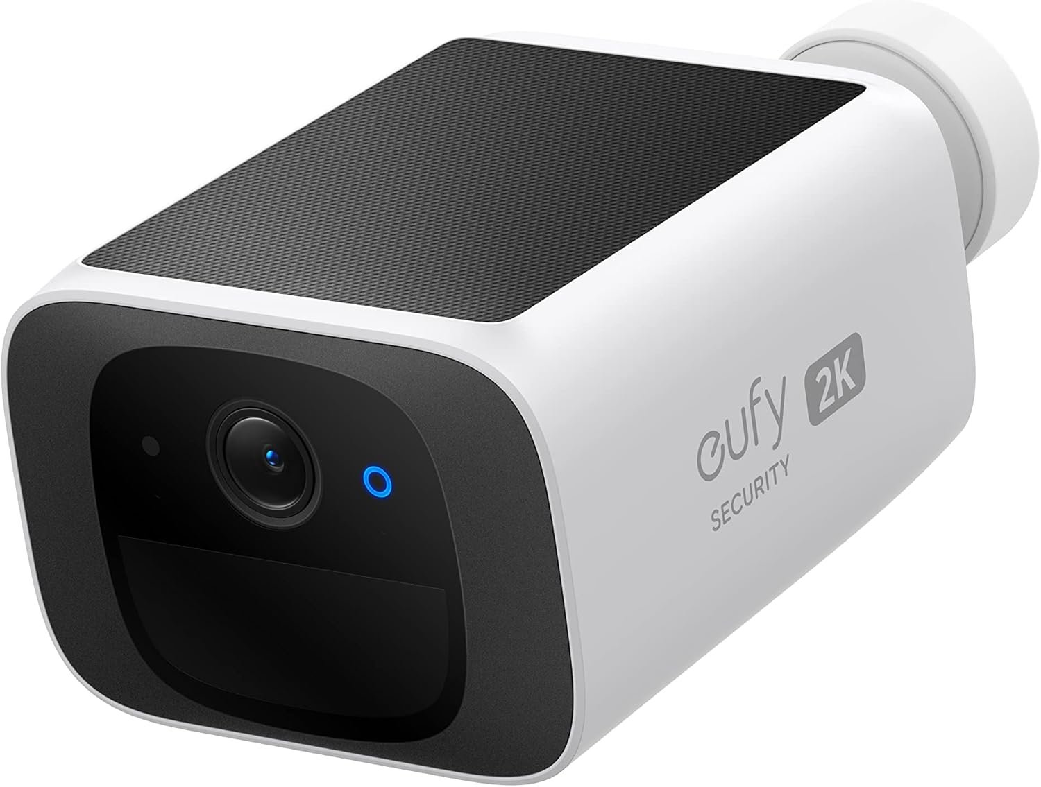 eufy Security SoloCam S220, Solar Security Camera, Wireless Security Camera Outdoor, 2K Resolution, Continuous Power, Built-in 8GB, No Subscription, HomeBase 3 Compatible, for Outdoor Surveillance