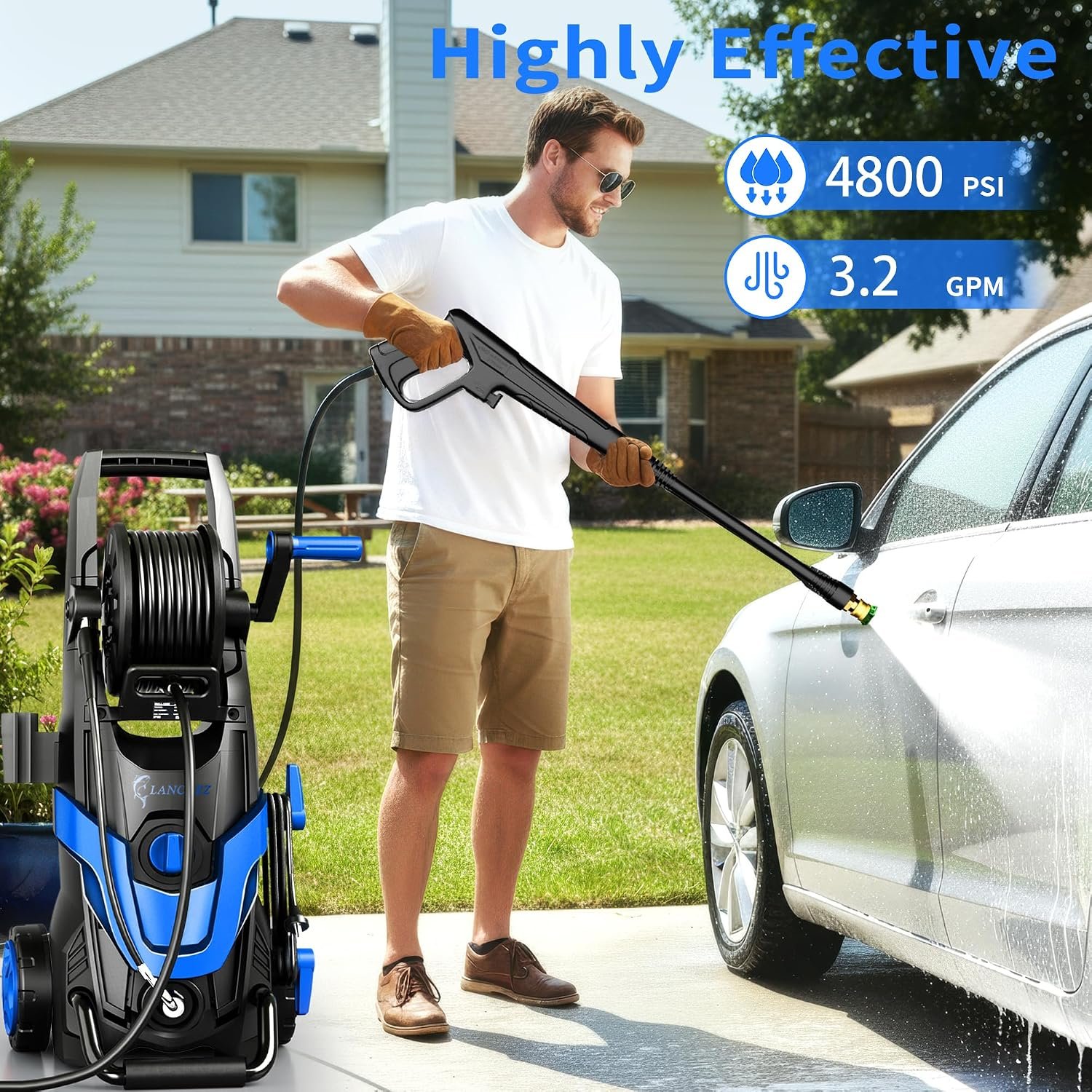 Pressure Washer Blue