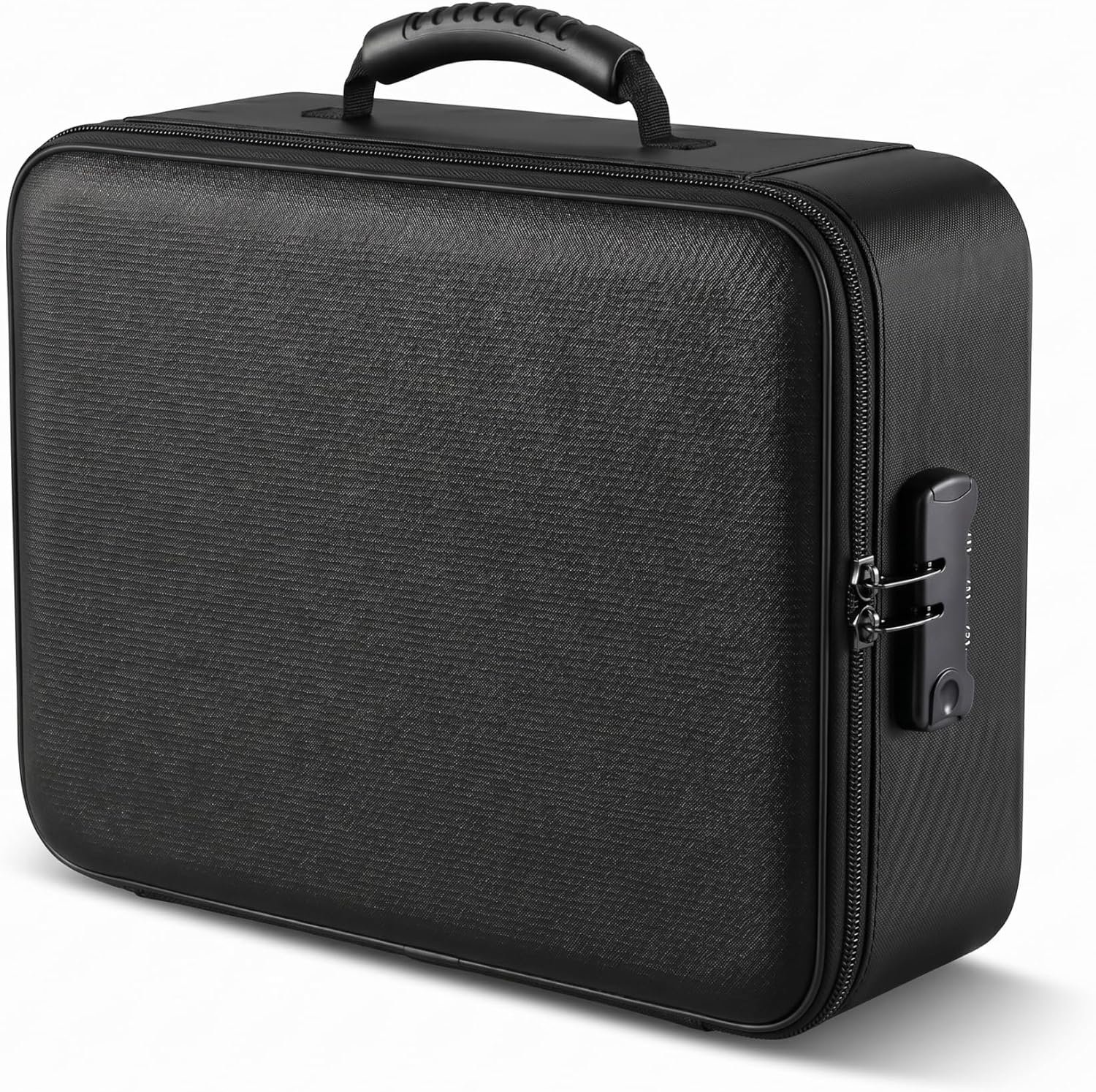 Fireproof Document Box (Soft-Shell) with Lock, 5200°F Fireproof & Water-Resistant File Organizer for Important Documents, Certificates, Passport & 14″ Laptop, Home Office Travel